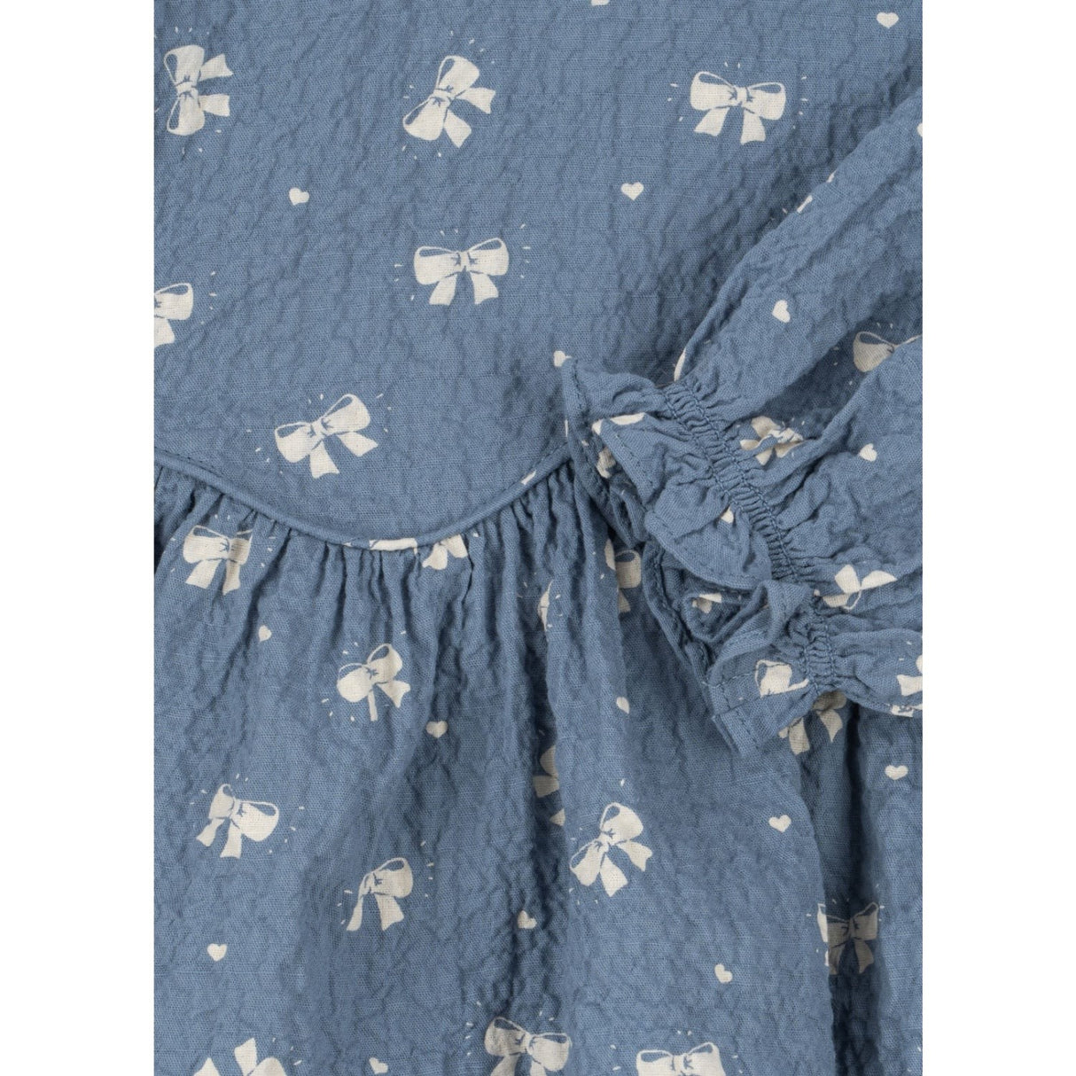 Konges Sløjd Boucle Blue Vida Blus GOTS
