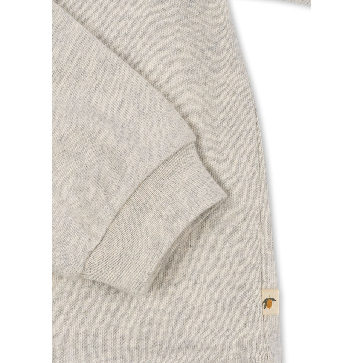 Konges Sløjd Off White Melange Spotty Ls Pikétröja GOTS