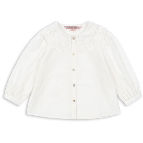 Konges Sløjd Optic White Rilo Krage Skjorta GOTS