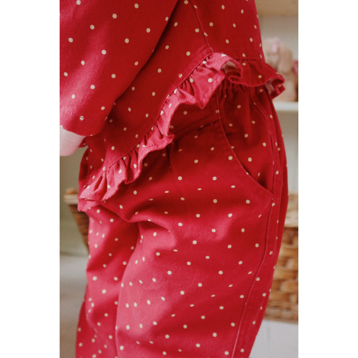 Konges Sløjd Strawberry Dot Nola Byxor GOTS