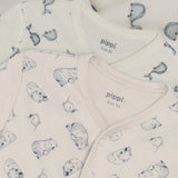 Pippi Flint Stone Nattdräkt W/F -Buttons 2-Pack