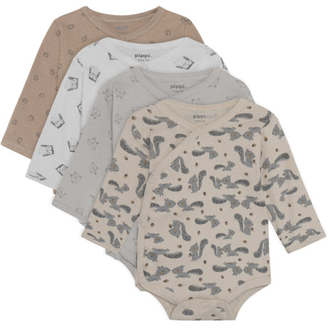 Pippi Rainy Day Body Omlott Ao-Printed (4-Pack)