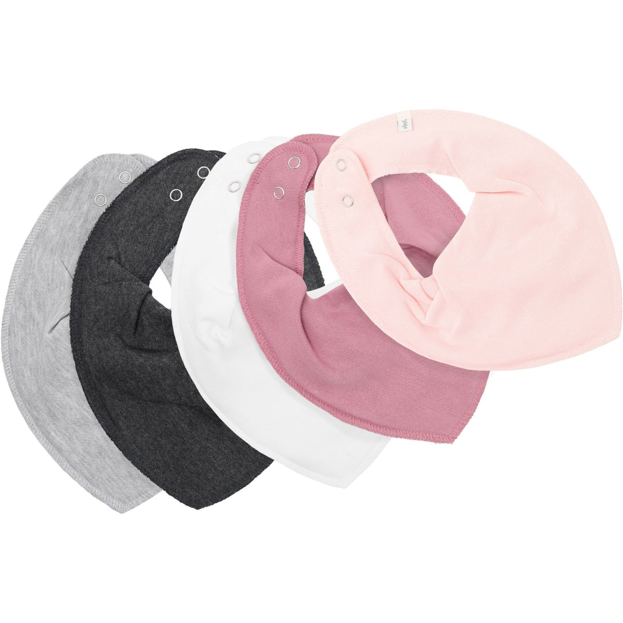 Pippi Mauve Orchid Bandana Tyg Haklapp - Solid (5-Pack)