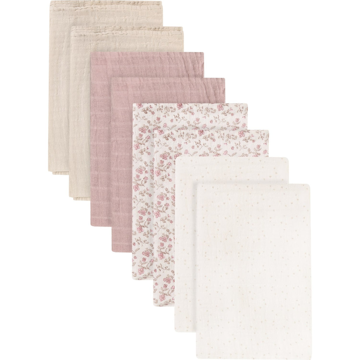 Pippi Violet Ice Muslin Cloth (8-Pack)