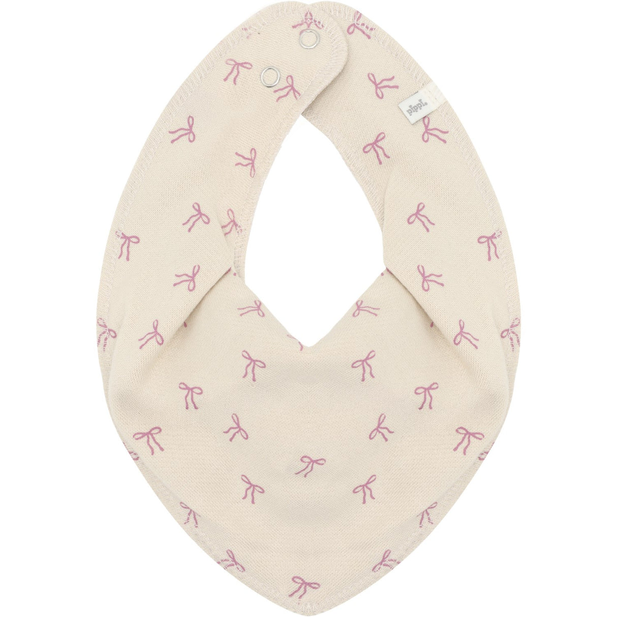 Pippi Mauve Orchid Bandana Tyg Haklapp Girl - Aop (3-Pack)