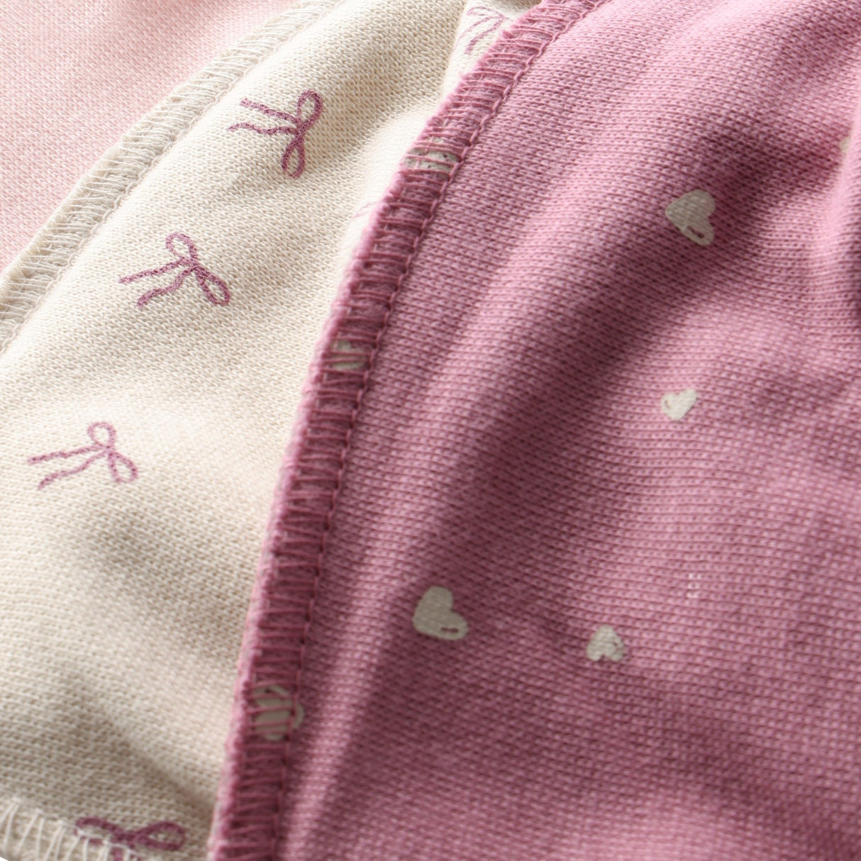 Pippi Mauve Orchid Bandana Tyg Haklapp Girl - Aop (3-Pack)