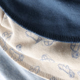 Pippi Dark Denim Bandana Tyg Haklapp Boy - Aop (3-Pack)