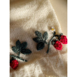 Konges Sløjd Bright White Minia Frill Cardigan