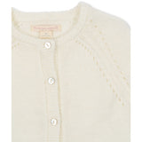 Konges Sløjd Bright White Minia Frill Cardigan