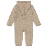 Konges Sløjd Light Brown Mattou Stickad Onesie