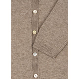 Konges Sløjd Light Brown Mattou Stickad Onesie