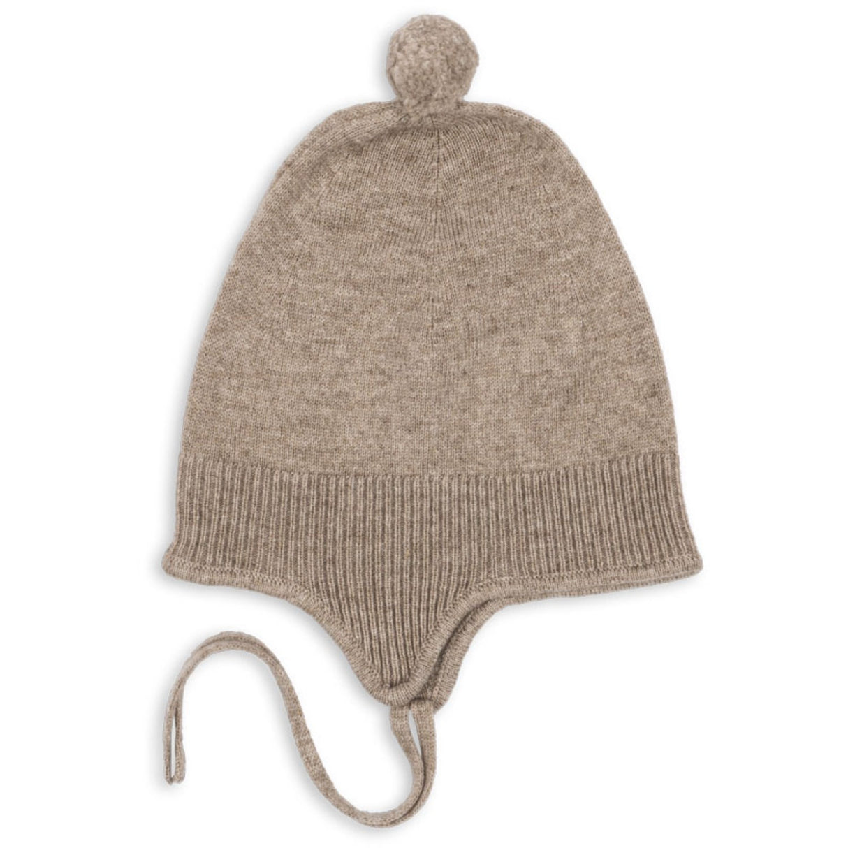 Konges Sløjd Light Brown Mattou Stickad Hjälm