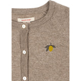 Konges Sløjd Light Brown Mattou Stickad Cardigan