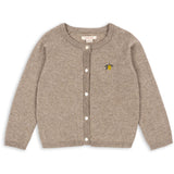 Konges Sløjd Light Brown Mattou Stickad Cardigan