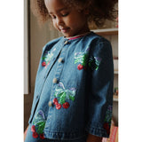 Konges Sløjd Amarena Sequin Magot Paljet Denim Jacka GOTS