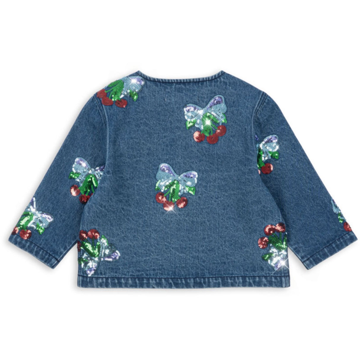 Konges Sløjd Amarena Sequin Magot Paljet Denim Jacka GOTS