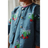 Konges Sløjd Amarena Sequin Magot Paljet Denim Jacka GOTS