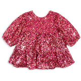 Konges Sløjd Sparkling Sangria Lila Sequins Rosett Klänning