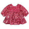 Konges Sløjd Sparkling Sangria Lila Sequins Rosett Klänning