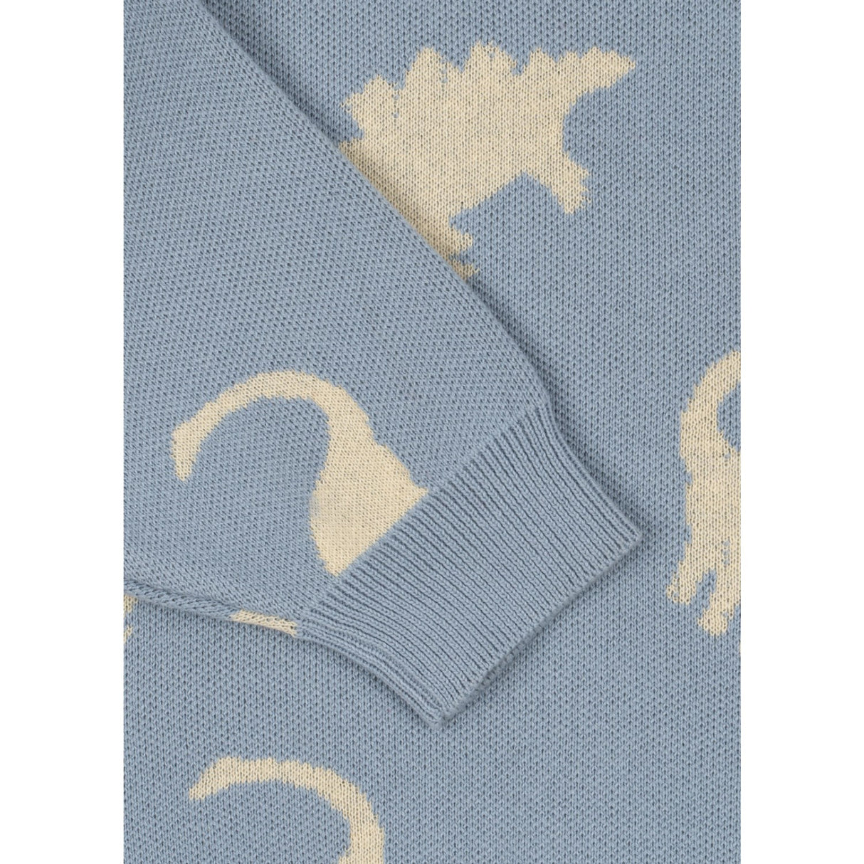 Konges Sløjd Dino Mist Lapis Stickad Sweater GOTS