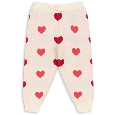 Konges Sløjd Coeur Coloré Duo Pink Lapis Stickad Byxor GOTS
