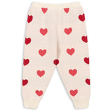 Konges Sløjd Coeur Coloré Duo Pink Lapis Stickad Byxor GOTS