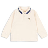 Konges Sløjd Antique White Florian Ls Pikétröja GOTS