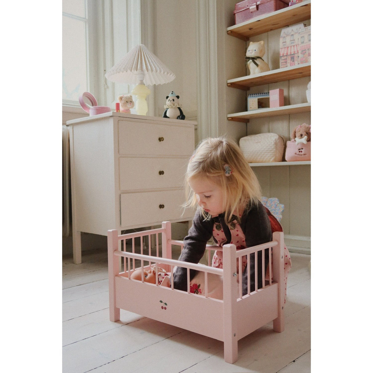 Konges Sløjd Pink Docka Säng Fsc