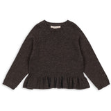 Konges Sløjd Brown Melange Cathy Stickad Sweater