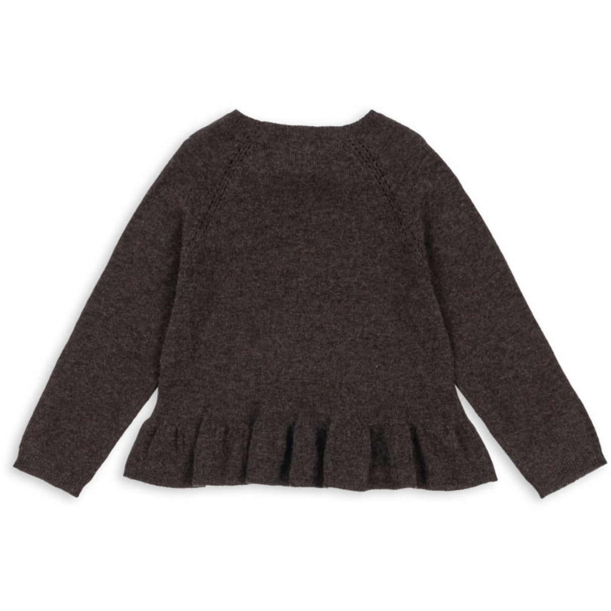 Konges Sløjd Brown Melange Cathy Stickad Sweater