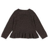 Konges Sløjd Brown Melange Cathy Stickad Sweater