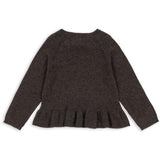 Konges Sløjd Brown Melange Cathy Stickad Sweater