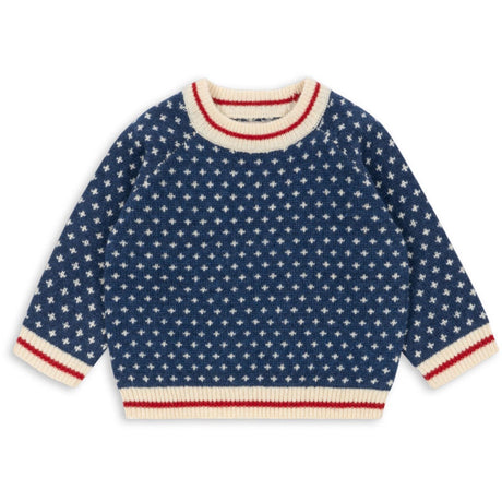 Konges Sløjd Blue Billi Stickad Sweater