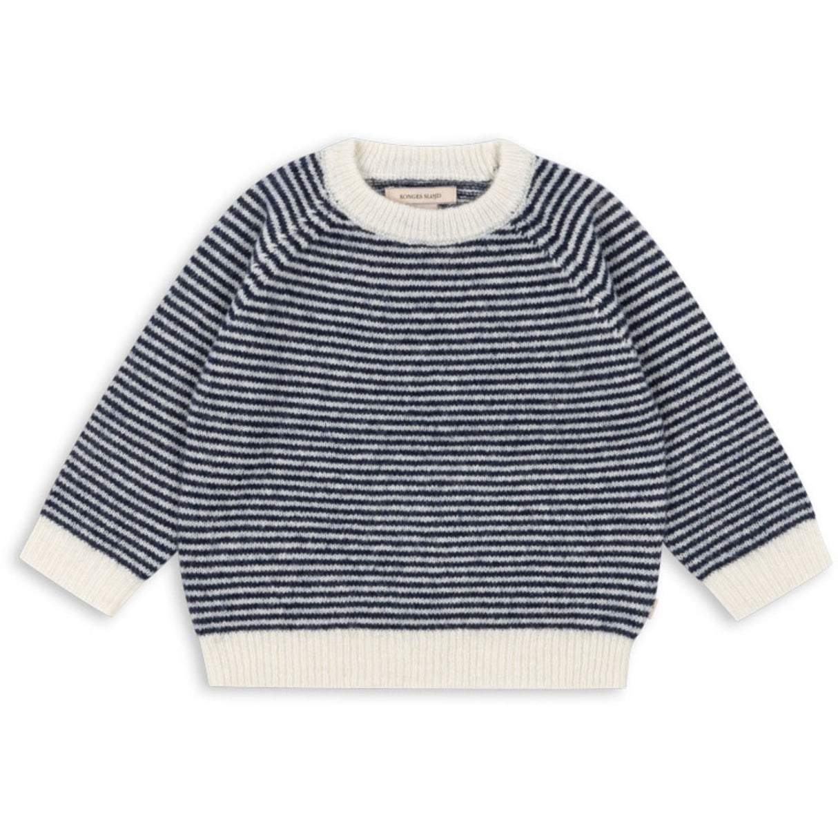 Konges Sløjd Ensign Blue/Buttercream Berle Stickad Sweater