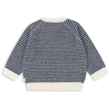 Konges Sløjd Ensign Blue/Buttercream Berle Stickad Sweater