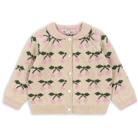 Konges Sløjd Cherry Belou Stickad Krage Cardigan