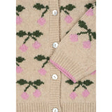 Konges Sløjd Cherry Belou Stickad Krage Cardigan