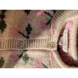 Konges Sløjd Cherry Belou Stickad Krage Cardigan