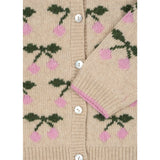 Konges Sløjd Cherry Belou Stickad Krage Cardigan