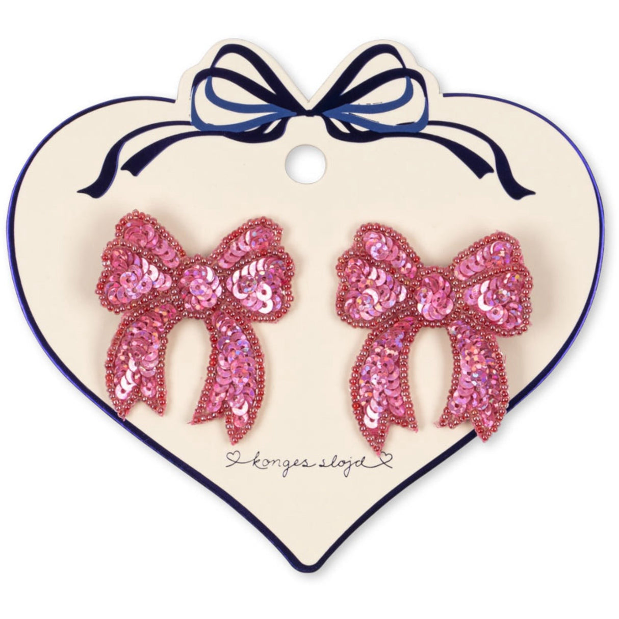 Konges Sløjd Rapture Rose 2 Pack Paljet Rosett Hair Clip