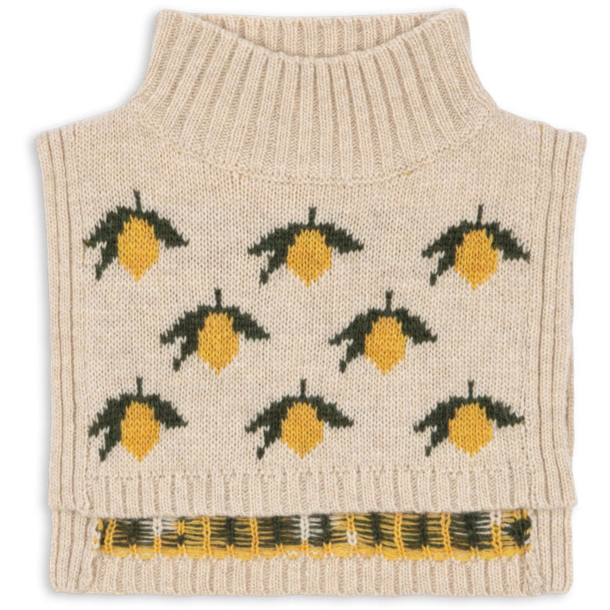 Konges Sløjd Lemon Belou Lemon Stickad Neckwarmer.