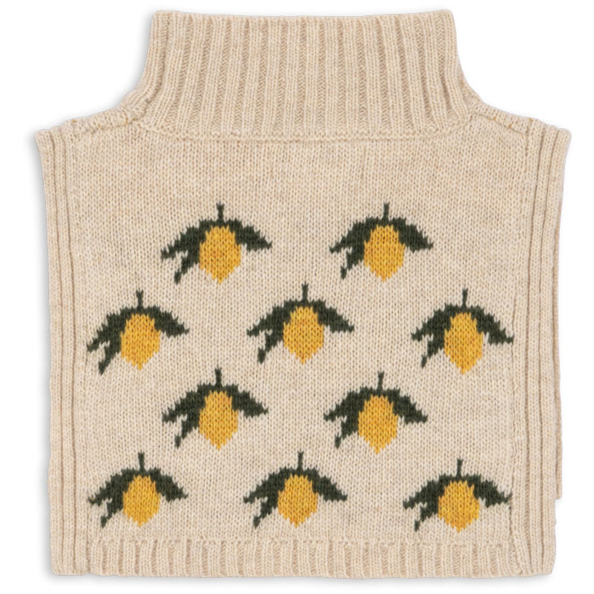 Konges Sløjd Lemon Belou Lemon Stickad Neckwarmer.