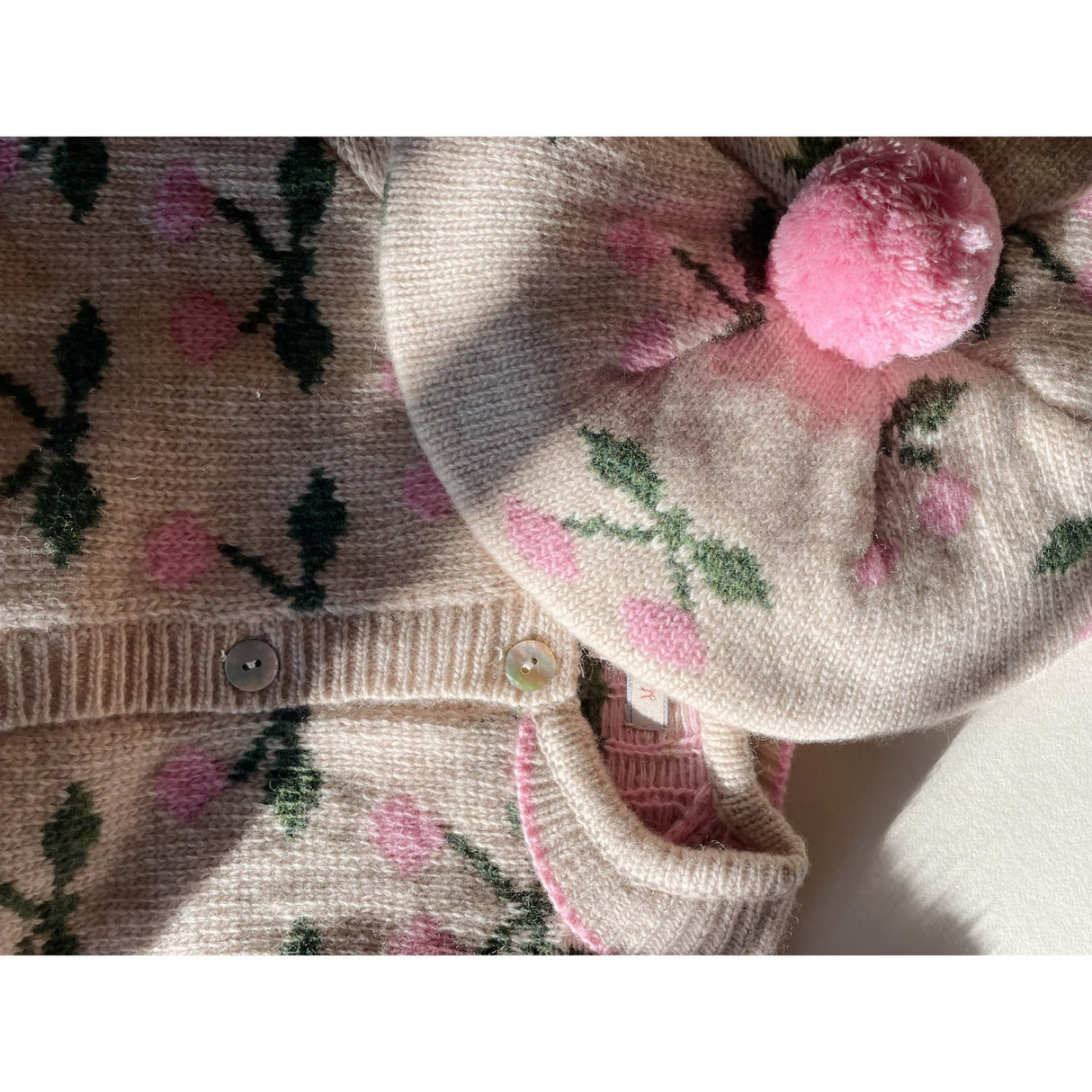 Konges Sløjd Cherry Belou Stickad Beret