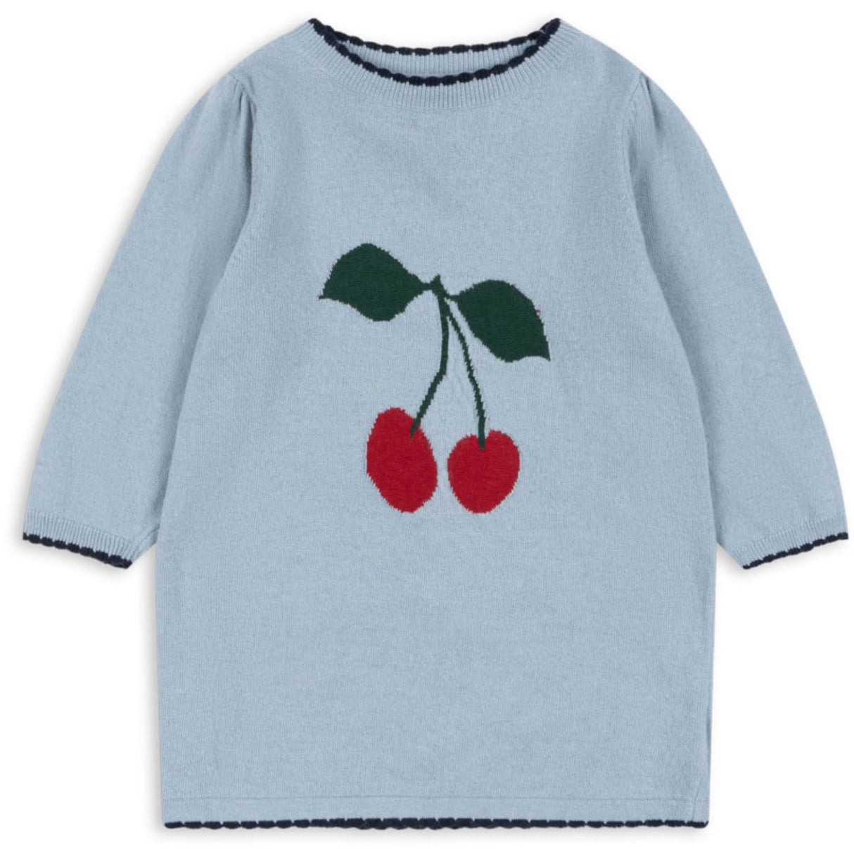 Konges Sløjd Blue Fog Alexa Stickad Klänning