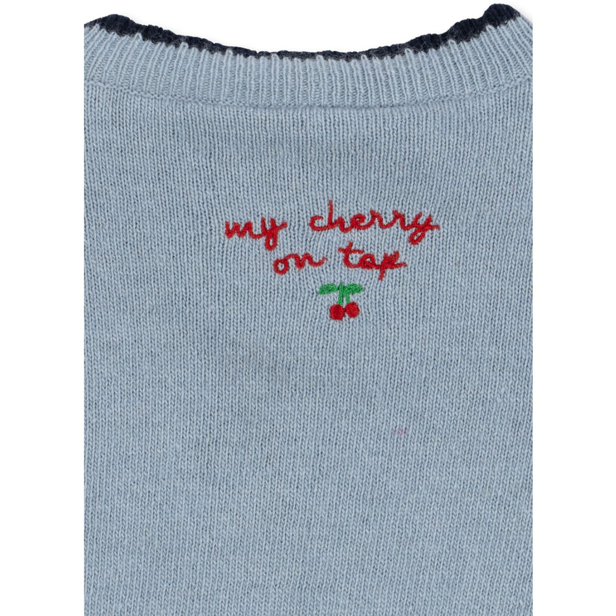 Konges Sløjd Blue Fog Alexa Stickad Cardigan