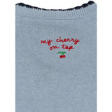 Konges Sløjd Blue Fog Alexa Stickad Cardigan