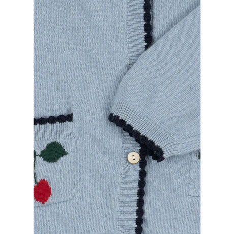 Konges Sløjd Blue Fog Alexa Stickad Cardigan