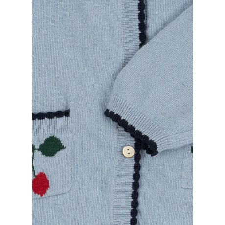 Konges Sløjd Blue Fog Alexa Stickad Cardigan