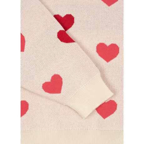 Konges Sløjd Coeur Coloré Duo Pink Lapis Stickad Sweater GOTS