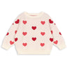 Konges Sløjd Coeur Coloré Duo Pink Lapis Stickad Sweater GOTS